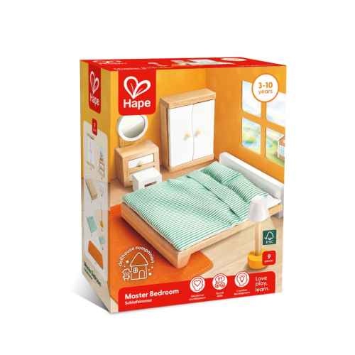 Мини мебели Hape, Спалня