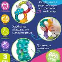 Цветна и огъваща дрънкалка и гризалка Playgro, Хвани и завърти-3GmdY.jpeg