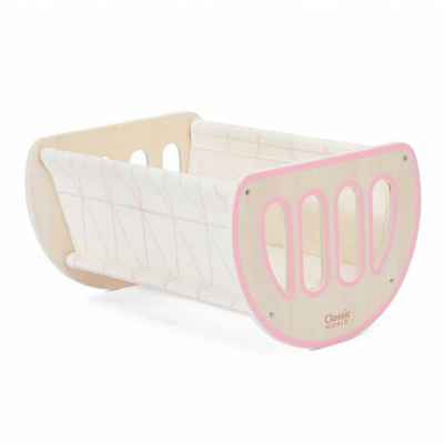 Дървено легло - люлка 2 в 1 за кукли Classic World