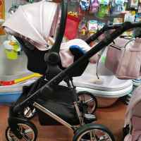 Бебешка количка 3в1 Adbor Avenue 3D eco, розова кожа/черен-3LAEM.jpg