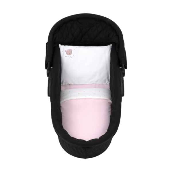 Бебешки спален комплект за количка Kikka Boo 6 части, Dream Big Pink-3MIR2.jpeg