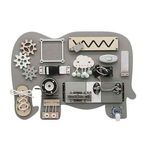 Дървена Монтесори дъска Moni Toys, Elephant