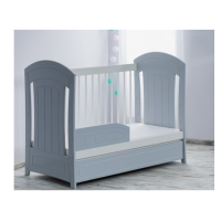 Бебешка кошара с чекмедже Baby Gucio, 60/120 см бяла-3WxLO.png