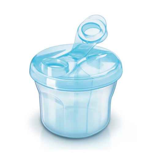 Дозатор за сухо мляко Philips Avent с три отделения, син