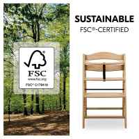 Дървено столче за хранене Hauck Arketa, Oak-3aqoM.jpeg