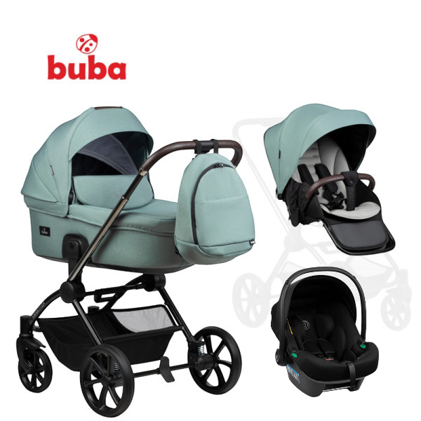Комбинирана бебешка количка 3 в 1 Buba Kanatitza, Mentha-3dwLN.png