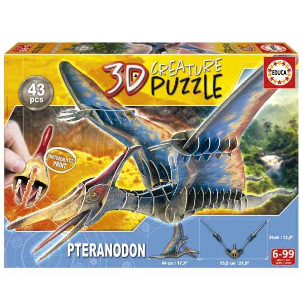Пъзел Educa, Птеранодон 3D, 43 части-3iF59.jpeg