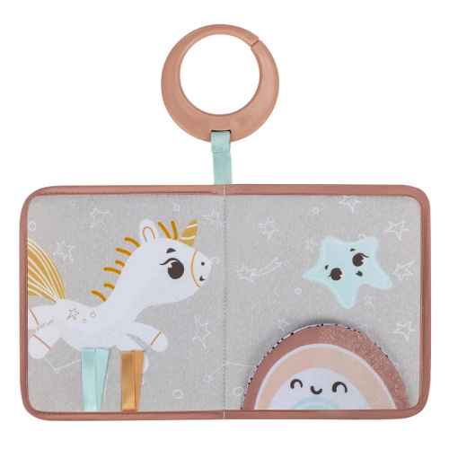 Мека текстилна книжка Tiny Love, Where Do I Travel Soft Book от серията Unicorn Wonderlands, 3м+