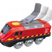 Захранващ енергиен влак с манивела и USB Hape, Червен-3r1Zo.jpeg