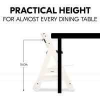 Дървенo столче за хранене Hauck Beta+, White 24-3uD5y.jpeg