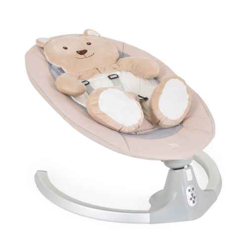 Бебешка eлектрическа люлка Moni Ari bear, бежова