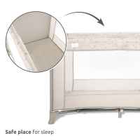 Бебешка кошара 1 ниво Lorelli Carina, Blue Stars-44x5r.jpeg