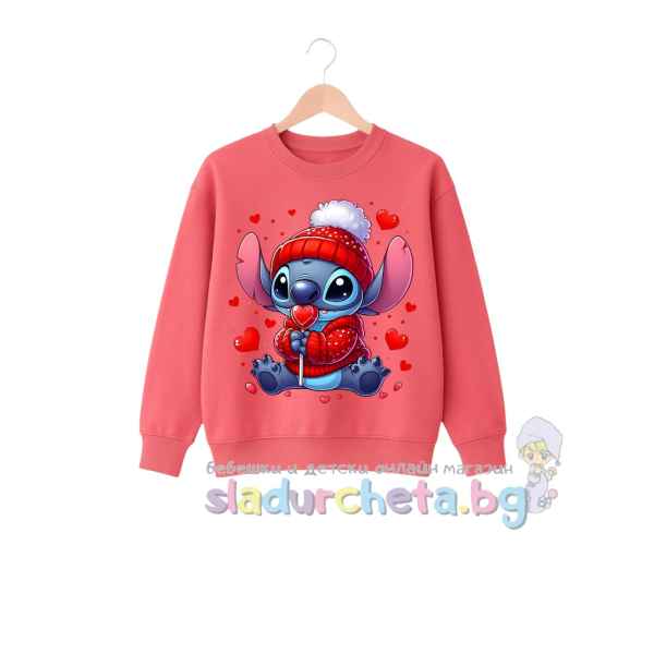 Детска блуза Sevtex, цвят корал-46saT.jpeg