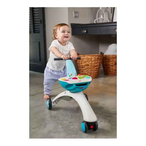 Многофункционална играчка за бутане и яздене 5в1 Tiny Love Walk Behind, синя