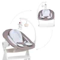 Шезлонг за столче за хранене 2в1 Hauck Alpha+ Bouncer, Deluxe sand-4Loxt.jpeg