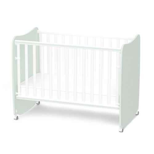 Бебешко легло Lorelli Stars 60x120 см, Бяло+Milky green