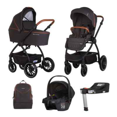 Комбинирана бебешка количка 4в1 Chipolino Престиж, Къпина