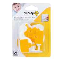 Комплект от 12 бр. Предпазители за контакт с 4 бр. ключ за премахване Safety 1st-4TdKG.jpeg