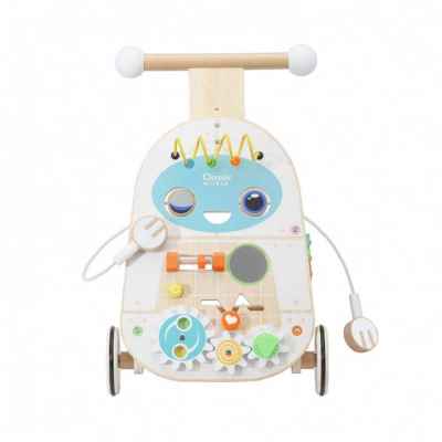 Детски дървен уокър Classic World, проходилка Робот