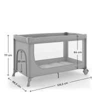 Бебешка сгъваема кошара KinderKraft LEODY UP, Grey-4WAFB.jpeg