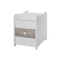 Бебешко легло Lorelli MAXI PLUS NEW 70/160, БЯЛО/АРТ-3BOX-4Znqr.jpeg