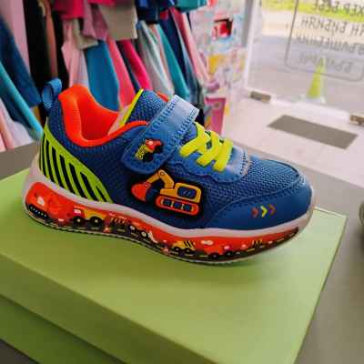 Детски светещи маратонки Matstar, сини