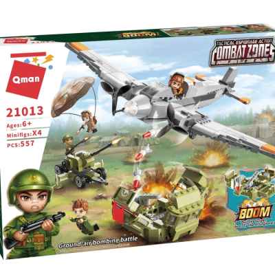 Конструктор Qman Combat Zone, Въздушна бомбардировка, 557 части