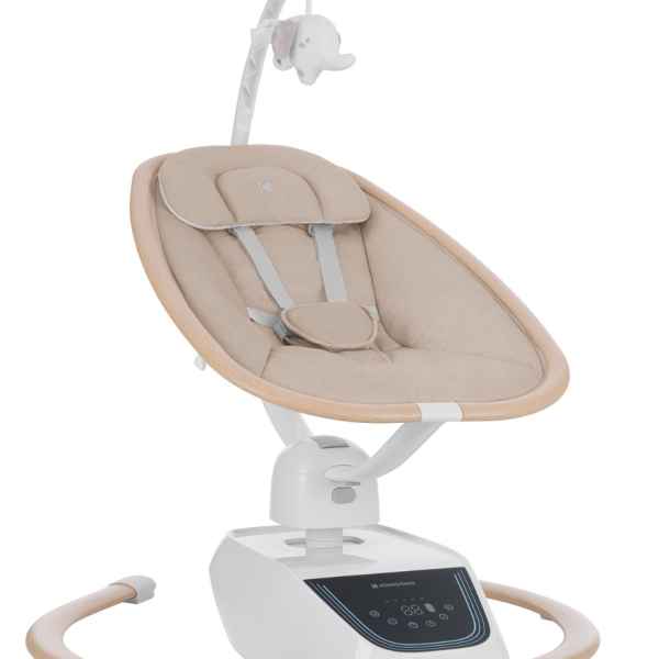 Бебешка eлектрическа люлка Kikka Boo BeeMoove, Beige-4jyrB.jpeg