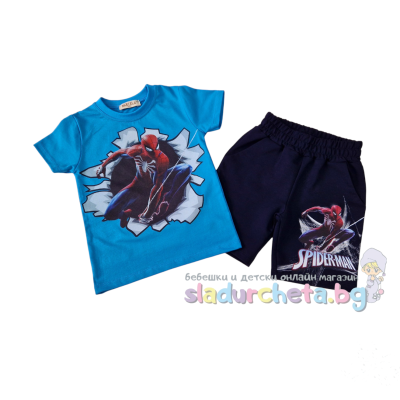 Комплект от 2 части Мариела - тениска и къси панталони