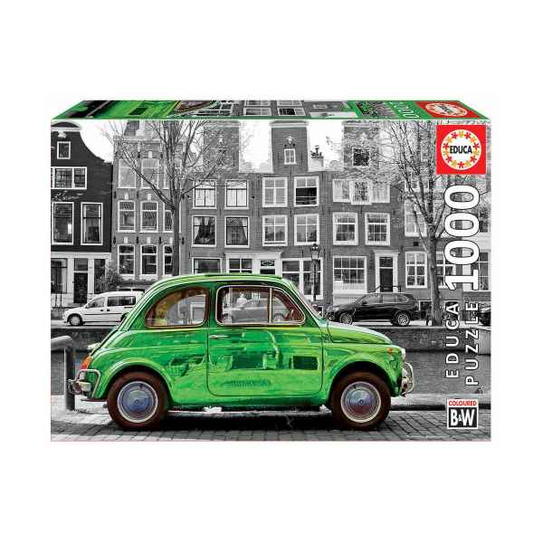 Пъзел Educa, Кола в Амстердам, черно-бял, 1000 части-51YuI.jpeg
