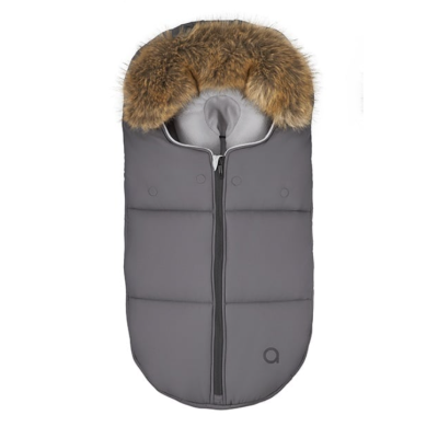 Зимно чувалче за бебешка количка Anex Wom 0-6 м, графит