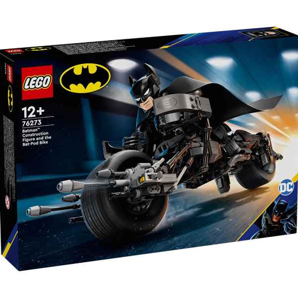 Конструктор LEGO DC Comics Super Heroes 76273 Batman™ - Фигура за изграждане Батман и мотоциклет-55wy4.jpeg