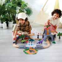 Дървен железопътен комплект Hape, Дино, 61 части-56tyf.jpeg