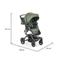 Комбинирана бебешка количка 2в1 Cangaroo Ellada, зелен-59ZUX.jpeg