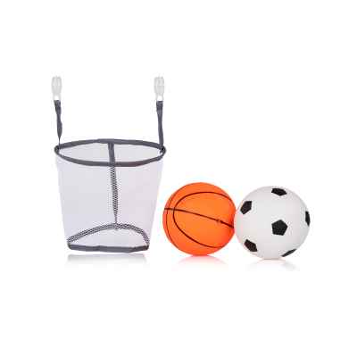 Комплект за игра Chipolino, 2 топки, баскет кош и помпа