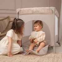 Бебешка кошара 2 нива Lorelli Carina, Pink stars-5DvkS.jpeg