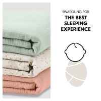 Комплект муселинови пелени Hauck Cuddle N Clean 3 бр., Зелен-5Ezk1.jpeg