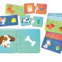 Детски образователен пъзел Hape, С какво се хранят животните, 36 части-5FL81.jpeg