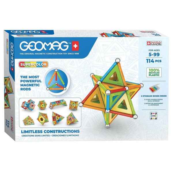 Магнитен конструктор Geomag, Supercolor Panels, 114 части-5NeOT.jpeg