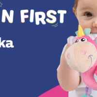 Мека плюшена дрънкалка Playgro, Кончето Хоп Троп, розова-5PXry.jpeg