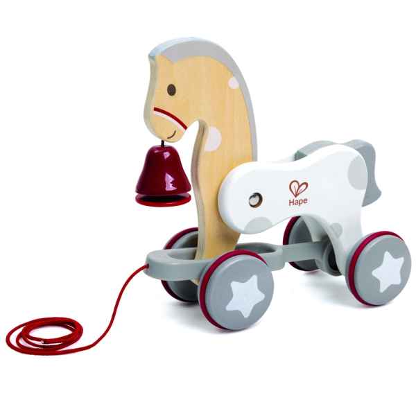 Дървена играчка за дърпане Hape, Пони-5Pir0.jpeg