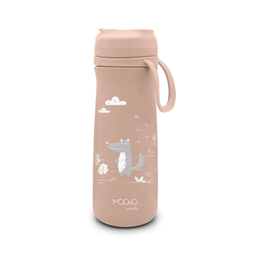 Термос със сламка Nuvita 500 ml, English Rose