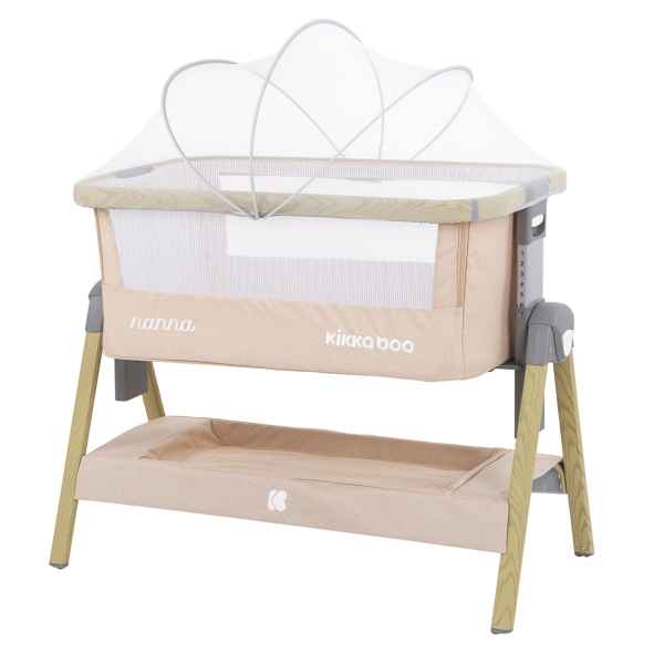 Бебешка кошара Kikka Boo Nanna, Pink wood 2020 -5V4gr.jpeg