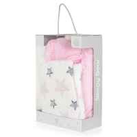 Одеяло Cangaroo 90/75 см с възглавница Sleepy Bear, розов-5aKzZ.jpeg