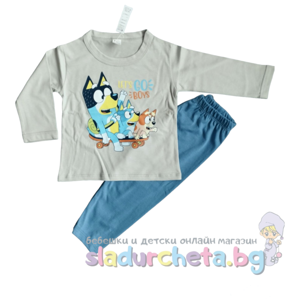 Детска пижама Светли, сив/син-5gU2Y.png