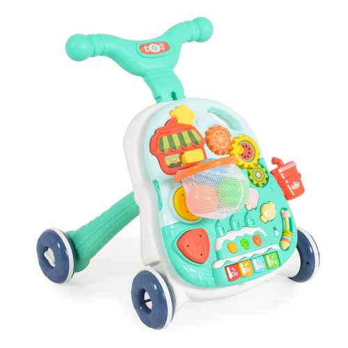 Играчка за прохождане 2в1 Basket, blue
