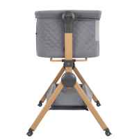 Бебешка мини кошара + Столче за хранене 2в1 Kikka Boo Sleat Me, Grey-5oFHB.jpeg