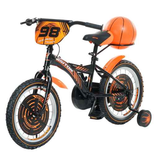 Детски велосипед Venera Bike Basket 16, черен