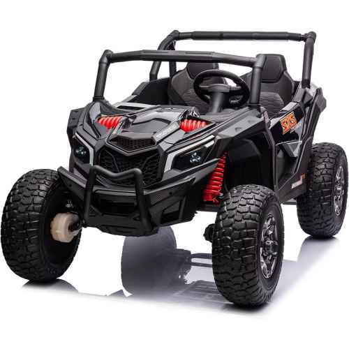 Акумулаторен джип JJ Aokoy 4x4 UTV, двуместен черен