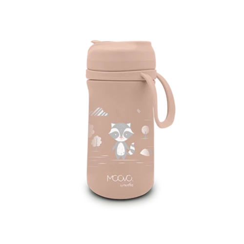 Термос със сламка Nuvita 350 ml, English Rose